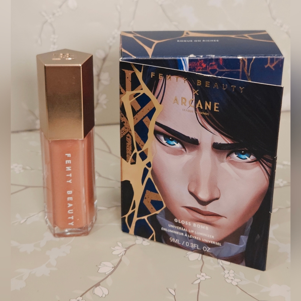 Fenty Beauty X Arcane Gloss Bomb Lip Luminizer Rogue on Riches New